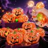 Halloween Pumpkin Head Squeeze Toy, Malt Sugar Stress Relief and Venting Toy, Slow Rebound Toy, Squeeze Toy with Rebound Effect