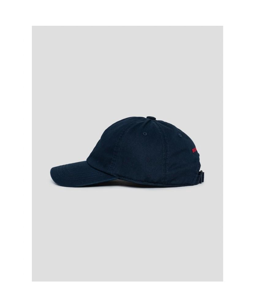 Binpolaegseseoli Cotton Twill Logo Washed Ball Cap - Navy