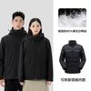 Outdoor Jacket Men's Three-in-one Women's Jacket Windproof and Waterproof New National Standard Down Mountaineering Suit