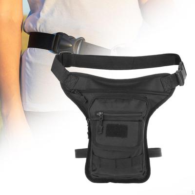 Bag Waist Pack Multi-Pockets Design Lightweight Thigh Waterproof for Motorcycle Travel Riding