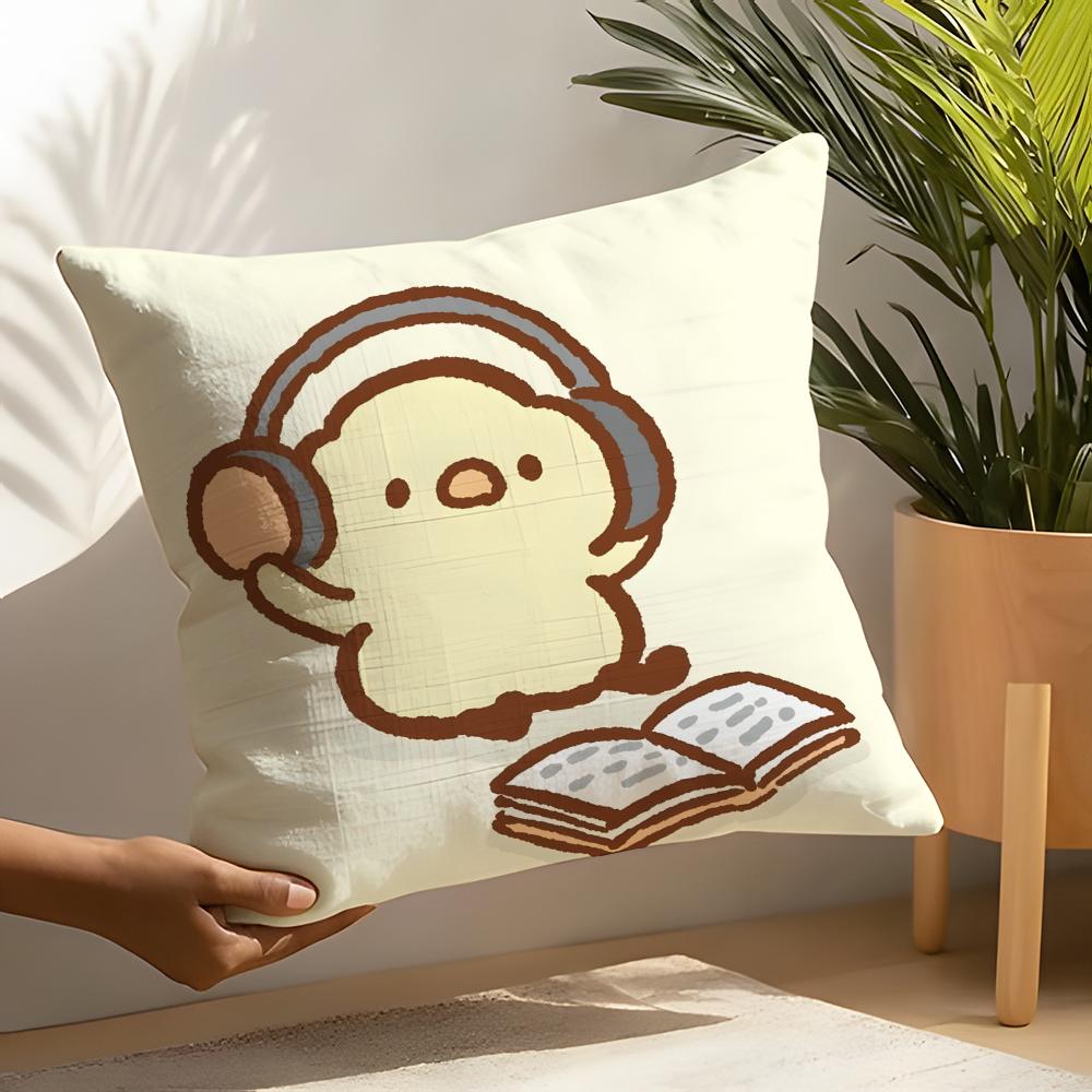 Linen Cushion Covers For Decorative Sofa Home Pillows Case Car Chair Pillows Cases Fantasy Cartoon Colorful Animal Patterns