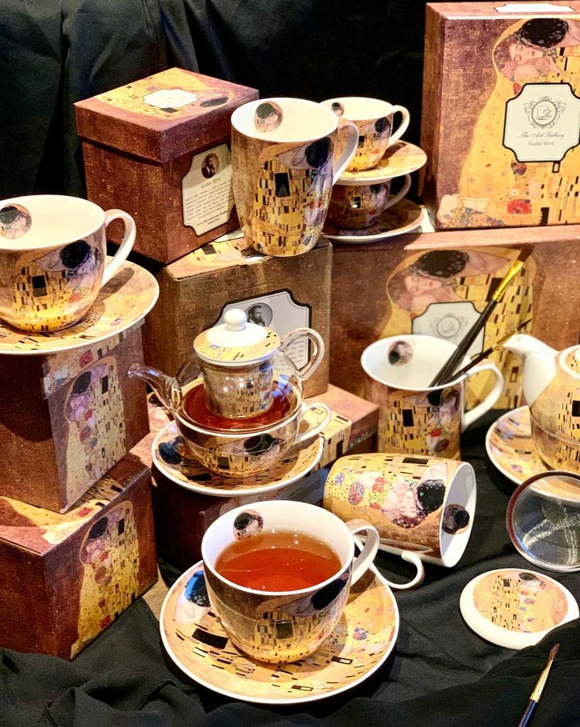 Porcelanowy Kubek Klimt The Kiss 350 Ml