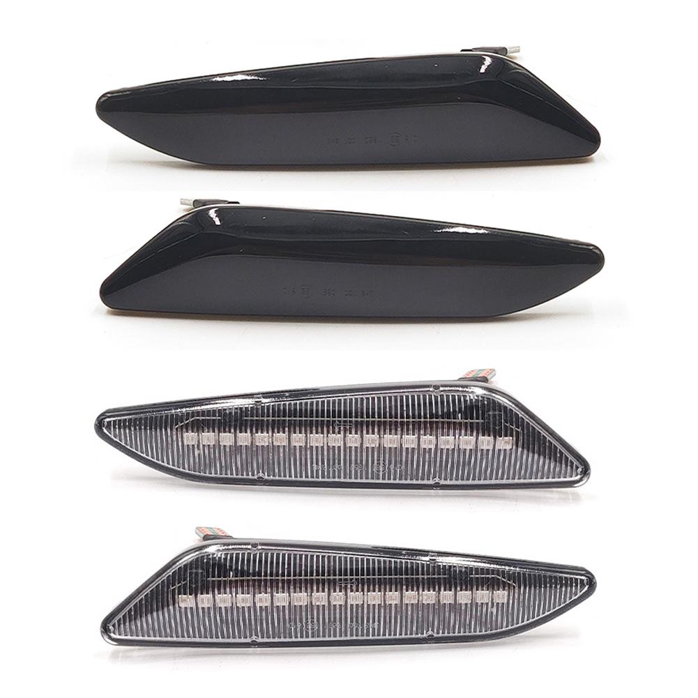 2 Stück Auto Sequentiell Blinkende LED Blinker Seitenmarkierungsleuchte Blinkerleuchte Für Alfa Romeo 147 156 Fiat Egea Tipo Lancia Delta Ypsilon 3