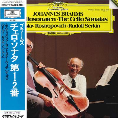 LP-Aufnahme MSTISLAV ROSTROPOVICH, RUDOLF SERKI - Brahms: Cello SONATAS 28MG0609 DEUTSCHE GRAMMO 1983 Japan Obi Klassisch Gebraucht