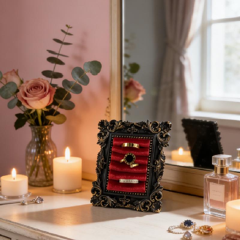 Gothic Dark Style Earring, Nail Art & Jewelry Display Frame