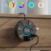 USB Splitter USB 2.0 Hub RGB Backlight Multi Splitter Adapter  Mouse Keyobard Printer