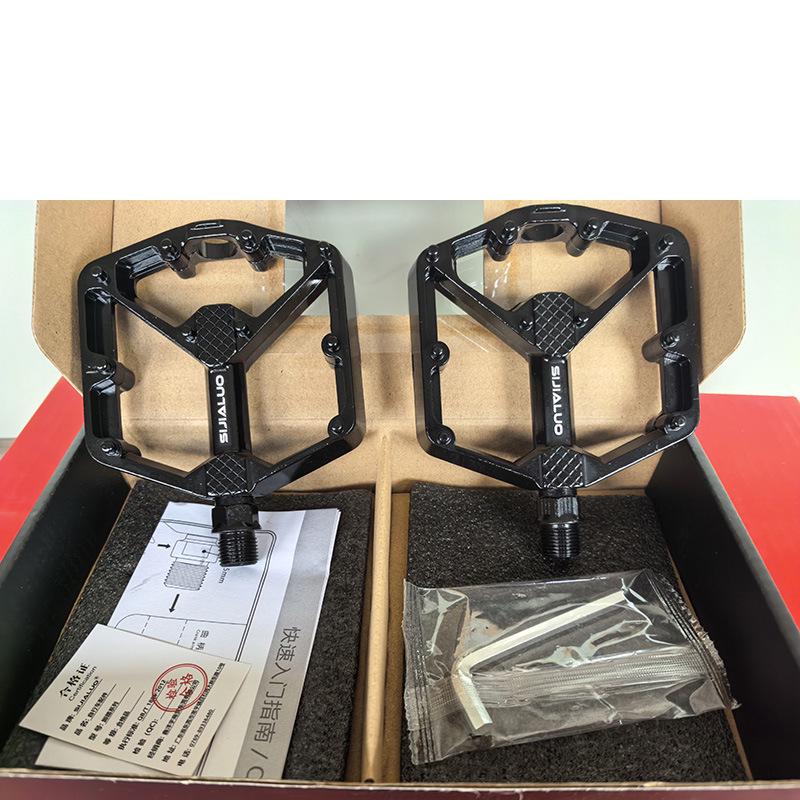 SJL Aluminiumlegering Mountainbike Lagerpedaler - Plattforms Cykeltillbehör