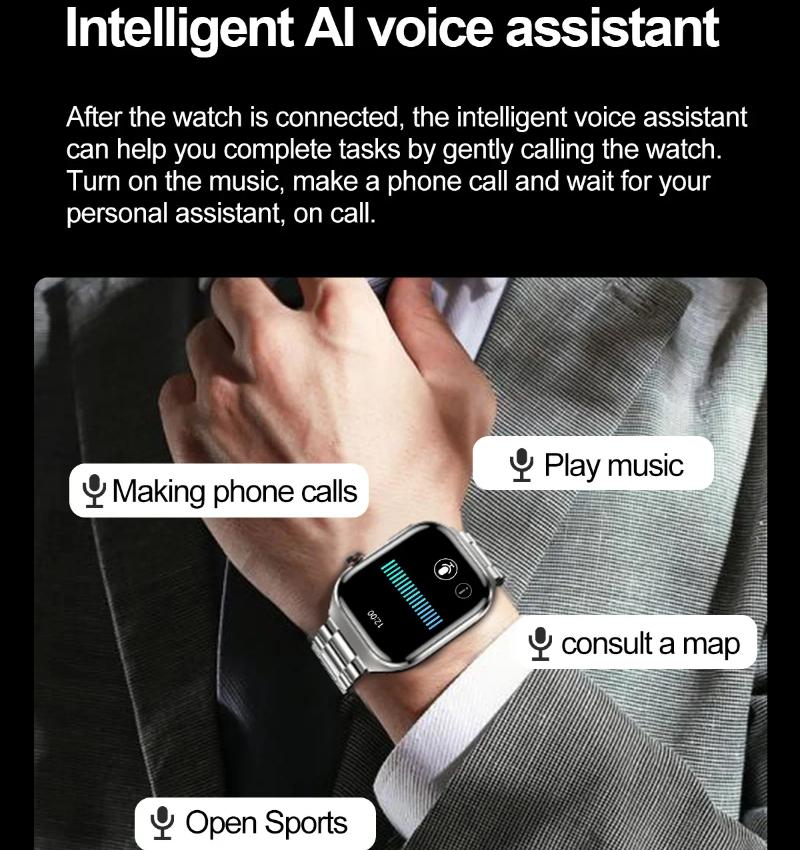 2025 Neue Mikro-Körperliche Untersuchung Fünf Organe Gesundheit Smartwatch Blutdruck Harnsäure Körperfett Uhren Bluetooth Anruf Smartwatch