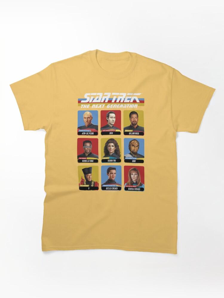 Star Trek The Next Generation Star Trek Next Generation Portrait Panel Poster Classic Unisex T-Shirt