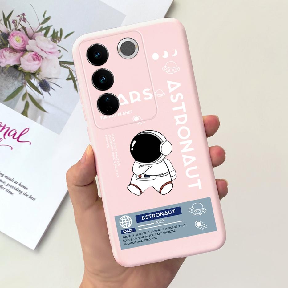 For Vivo V27 Case Vivo V27e V2237 Cute Fashion Painted Cover Soft Silicone Phone Case For Vivo V27 Pro V 27 V27e Back Cover Bags