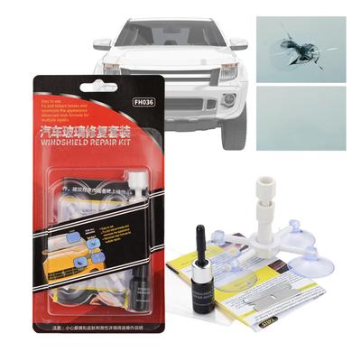Glass Repair Kit, Windshield Crack Repair Glass Repair Kit Set, Windshield Stepping Stone Repair