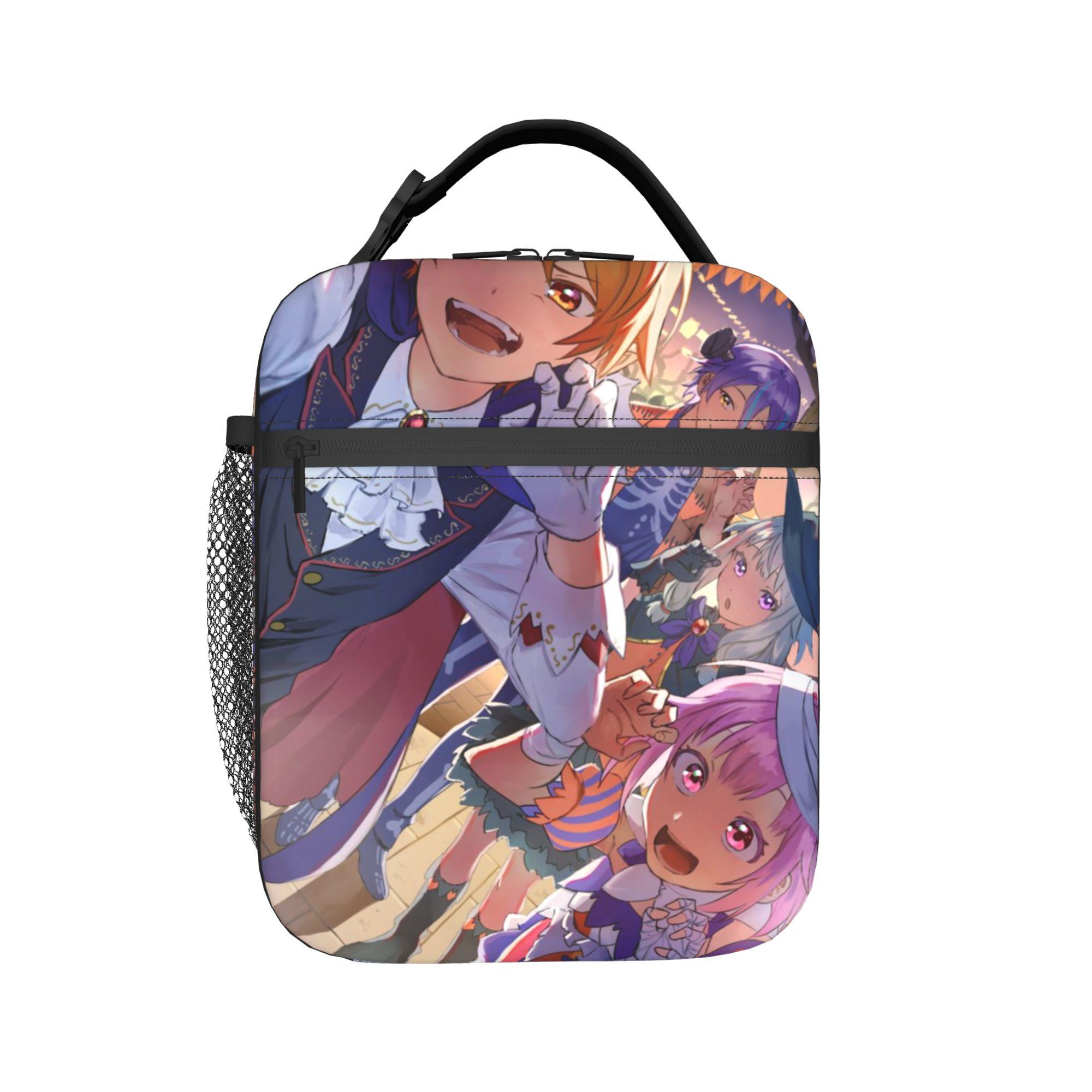 Lunch Box rui kamishiro tenma tsukasa Product Wonderlands x Showtime Food Box Fashion Thermal Cooler Lunch Box For Travel One Size