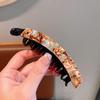 Grande Pinza a Banana in Acetato per Capelli Spessi - Accessorio per Capelli Retrò Francese per Coda di Cavallo Verticale