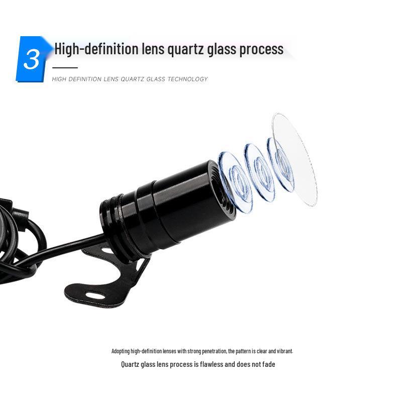 Angel Wings Motorcycle Projection Light: Universal Atmosphere Ground Lights