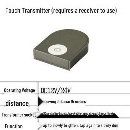 

Wireless Touch-Free Human Body Induction Door Control Switch, DC12V-24V, No Wiring Needed for Cabinets and Wardrobes