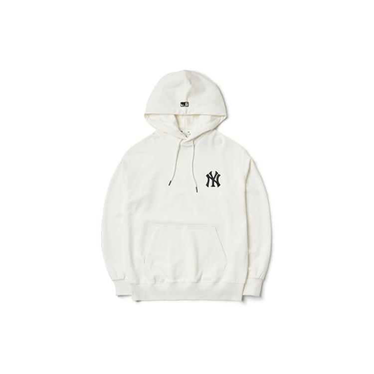 MLB Sweatshirts Unisex White Hooded Moderate Regular 3AHDM0314-50IVS XS