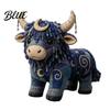 Handmade Gift Making Beginners DIY Sewing Kit Cow Patchwork Supplies Highland for Adults Fabric Doll