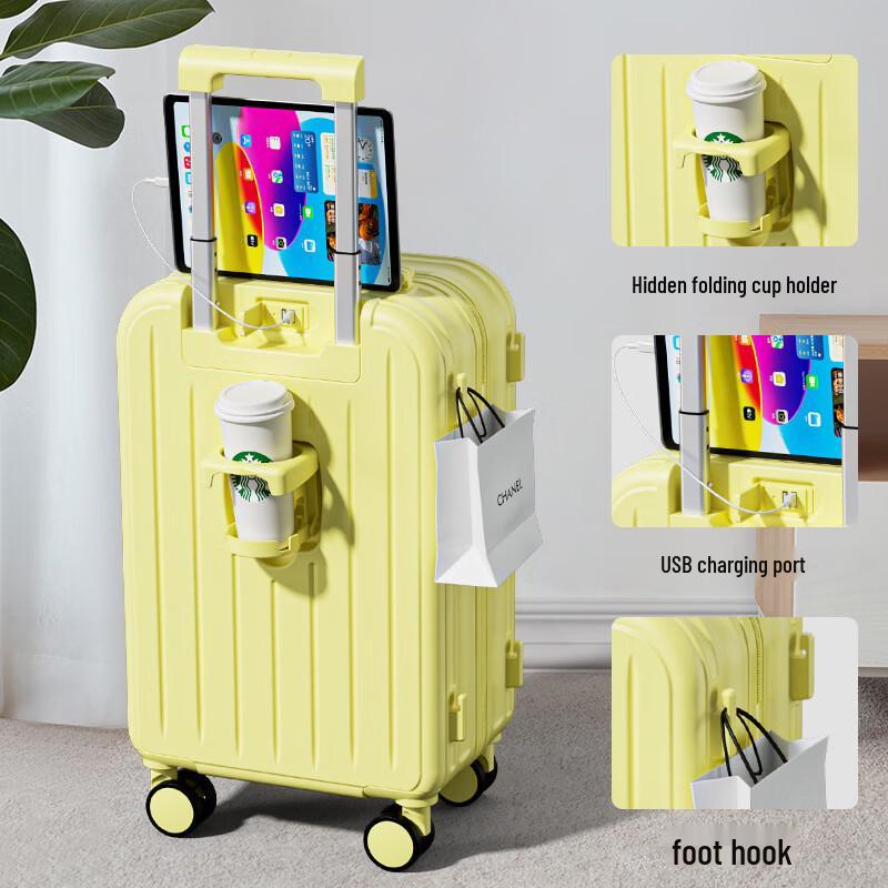 KANDEXS Spinner Travel Suitcase 24 inch