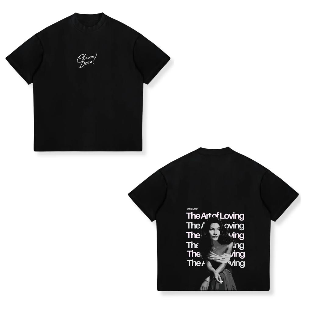 Uk Singer Olivia Dean Merch 2026 Unisex Tshirt Unisex Short Sleeve Tops Fashion Tee Clothes Causal Y2K Tops Cotton