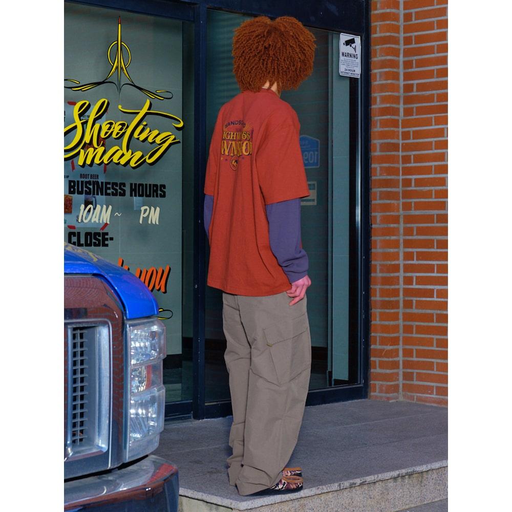 Saendeusaundeu Setup Cargo Pants Khaki