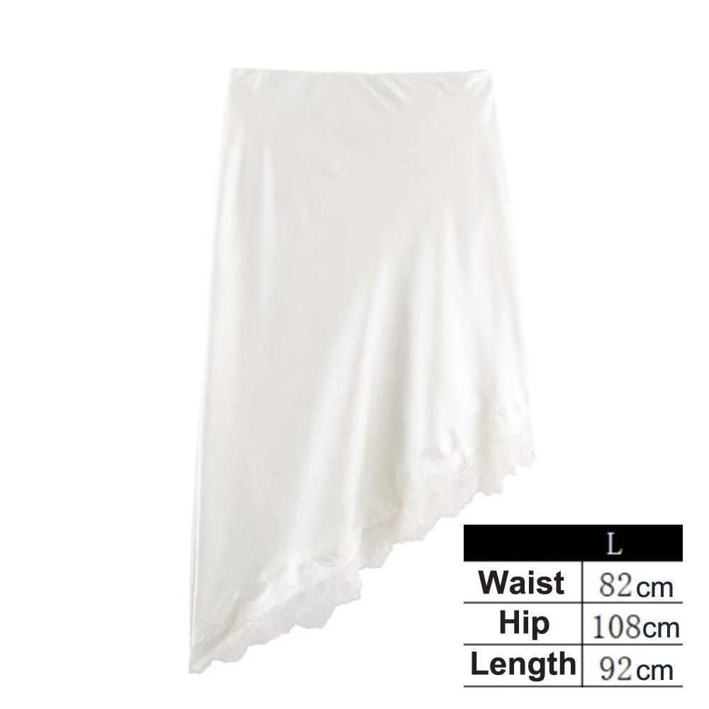 Lace Women's Skirts Elastic Lace Underskirt Fashion Satin Half Slip Dress  for Girls