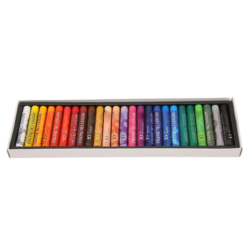 25 Colors Oil Pastels Set Professional Vibrant Creamy Soft Oil Pastels for Artists Beginners Student