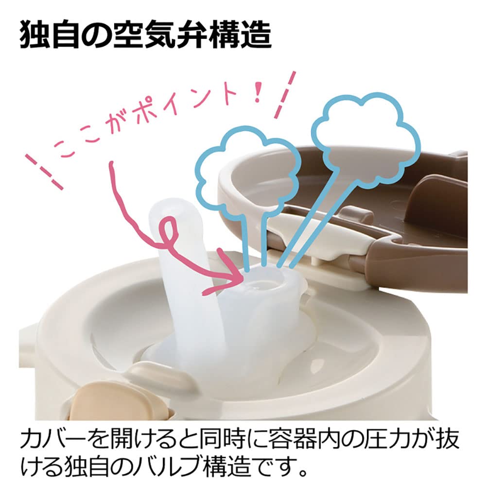 Sanrio Polypropylene Sanrio Characters Richel Straw Mug Star Gray 693481 (Sanrio Baby) (PP) (Sanrio Baby)
