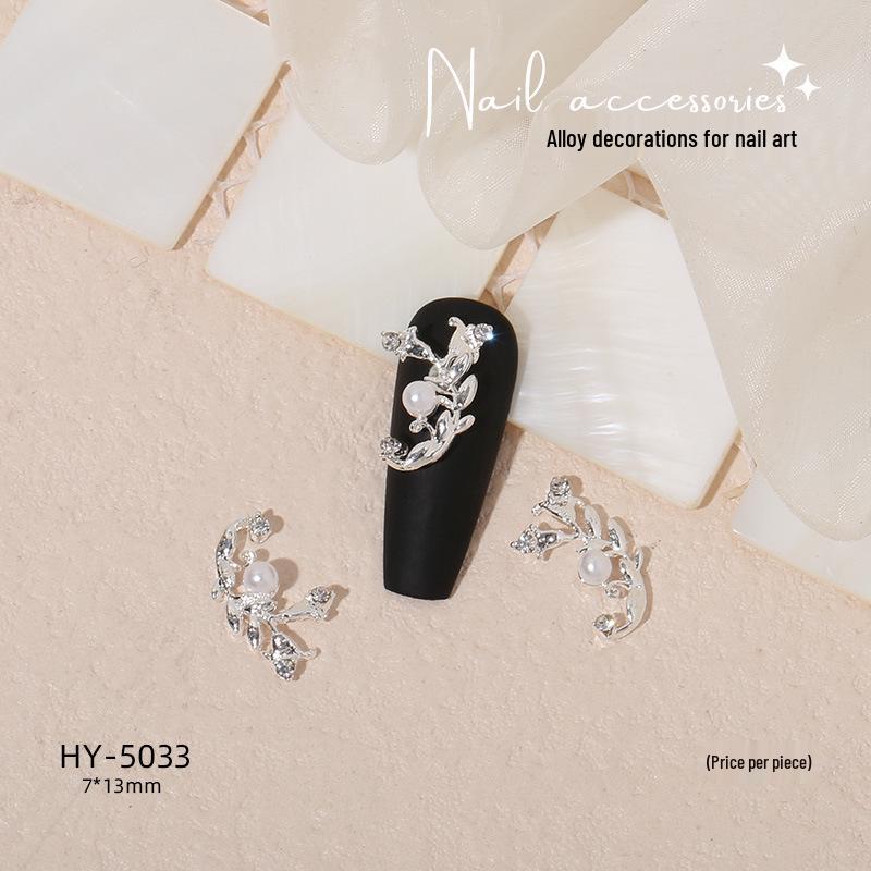 Nail Art Decorations: Bow, Heart, Moon, Flower, Butterfly, Rhinestones