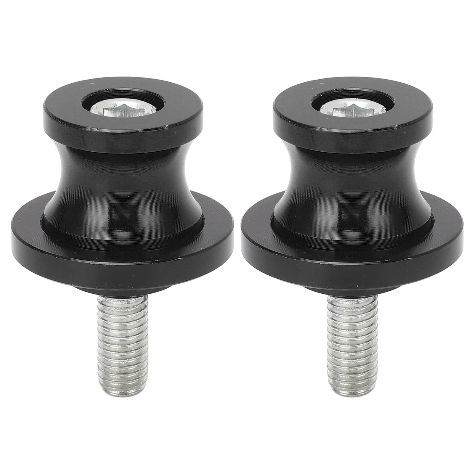 

1 Pair Motorcycle Swing Arm Spool CNC High Strength Universal M8 Swingarm Stand Screw for Z900 чёрный