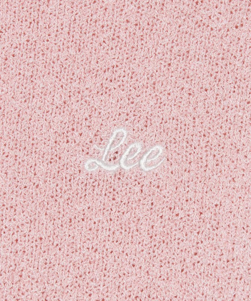 LEE Women'S Round String Knit Pink