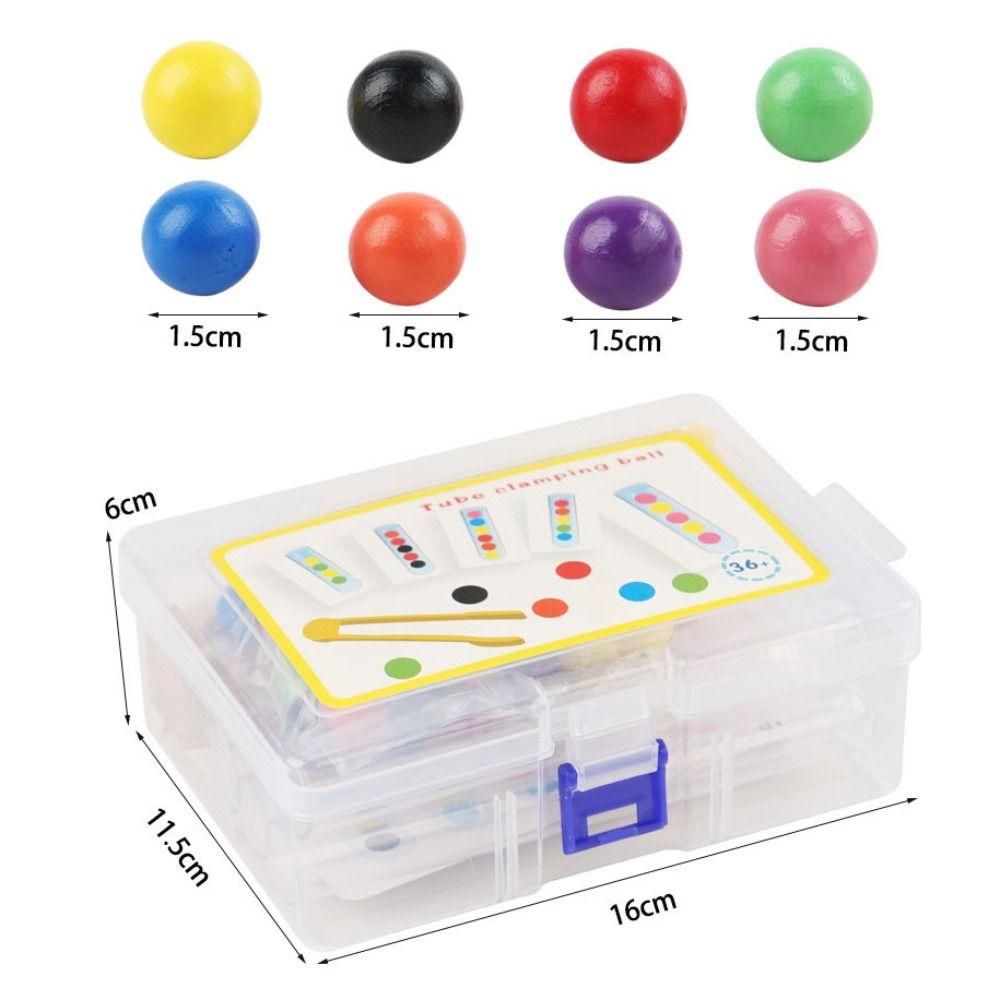 Test Tube Color Matching Games Educational Toy Clip Beads Color Matching Games  Children Gifts
