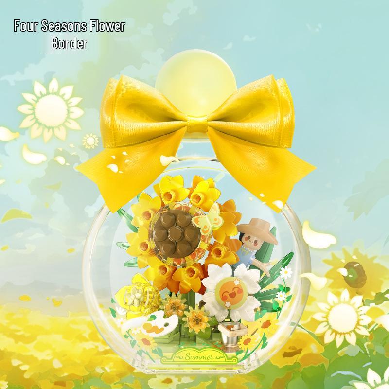 

Jiqu IB2101 Ароматерапевтический цветочный блок «Четыре сезона» - Весна, Лето, Осень, Зима Подарок для женщин Official Flagship Shipping