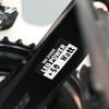100W Leg Power Reflective Sticker, Waterproof Glossy Plastic Decal, Durable Self-Adhesive Bike Handlebar Decor