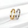 Simple, Light and Luxurious Irregular Size Round Titanium Steel Ring for Women, High-end Summer Cool Trend Accessories