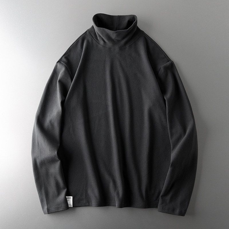 High Collar Winter Double-Sided Thermal Men's Long-Sleeved Undershirt