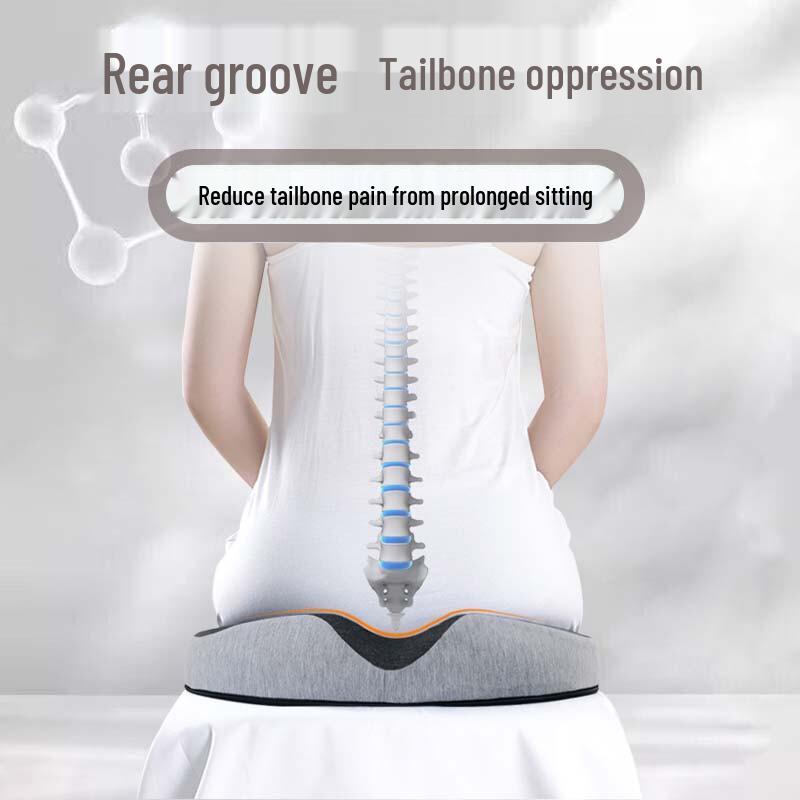 Therapeutic Memory Foam Seat Cushion for Hemorrhoid & Tailbone Relief