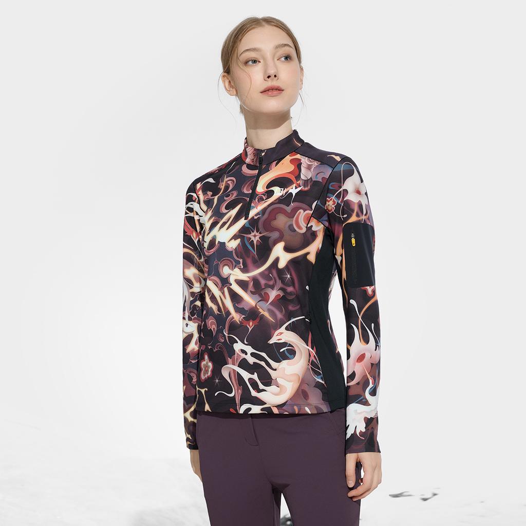 New FILA T Shirt Women's All Over Print A11W447208FZA