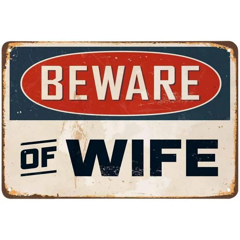 Vintage Warning Metal Signs No Stupid People Beyoud This Point Wall Decor for Home Bars Garage Cafe Club Man Cave Pubs Retro
