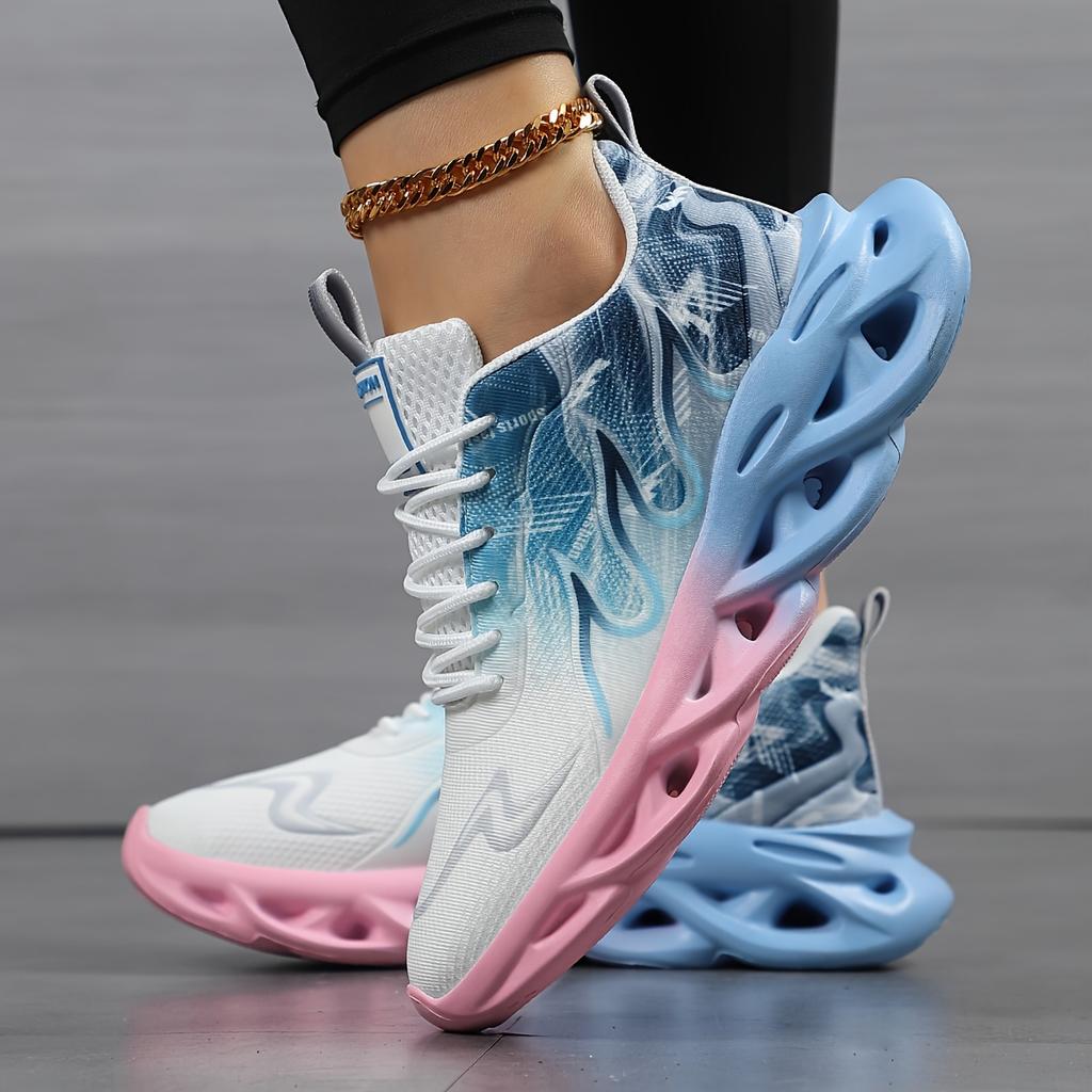 36-45 Large Size Women's Shoes Lightweight Slip-on Flat Shoes Twist Shoes Women's Casual Sports Shoes Thick Sole Light Lace-up Women's Single Shoes