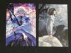 [USED] Fate Final Ascension Art Book Bonus Postcard Oberon Merlin