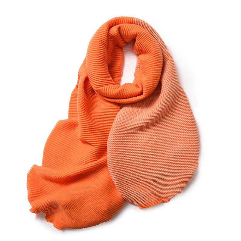 Fumade Double-Sided Color-Blocked Faux Cashmere Scarf