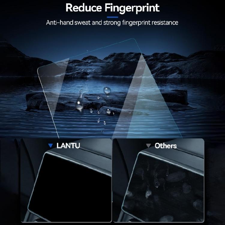 8inch Rear Screen Protectors Tempereds Glass Shatterproof Film AntiFingerprint Smudges Resistance for Model 3