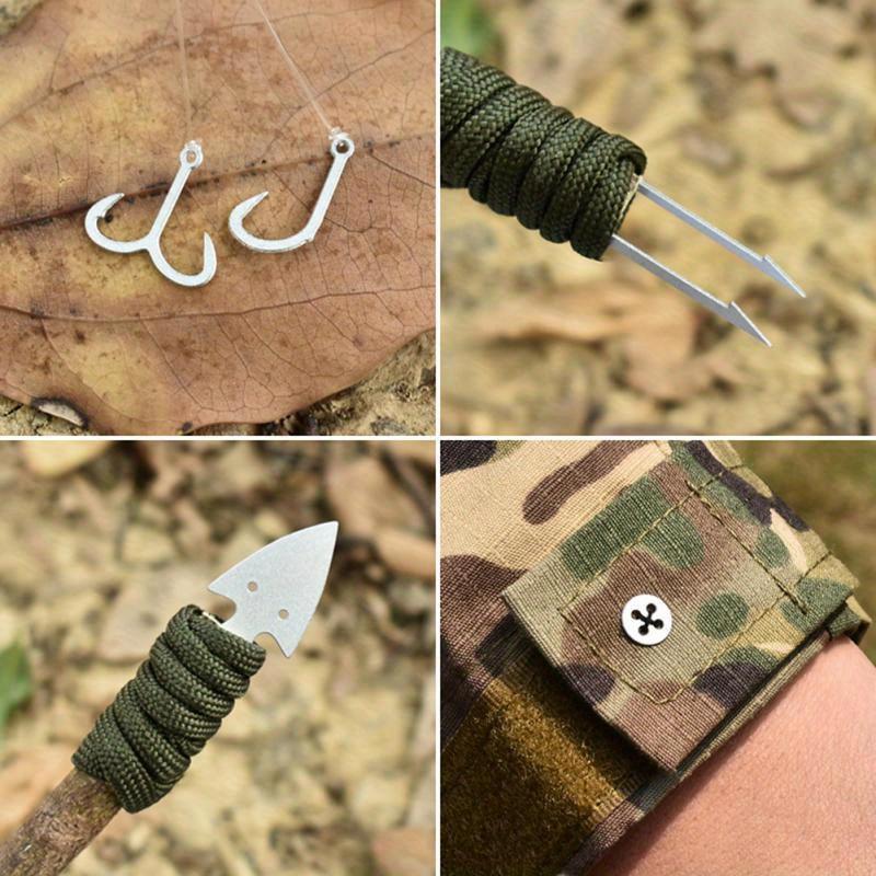 Outdoor Multi-purpose Stainless Steel Tool Card Trap Fish Hook/ Outdoor Camping Tool