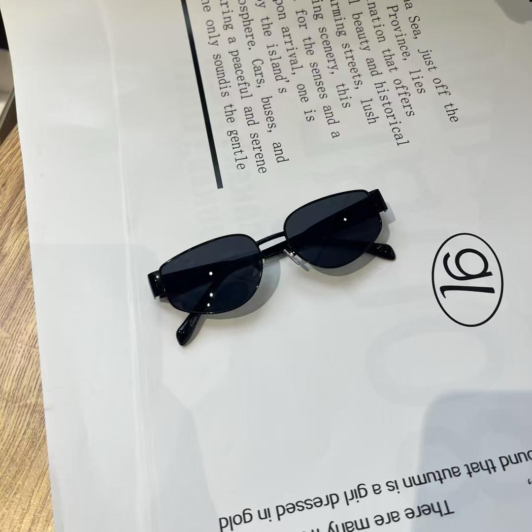 

European American Style Sunglasses Women Cat Eye Shape Uv400 Protection Sunglass For Men Driving Fishing Outdoor Sun Glass