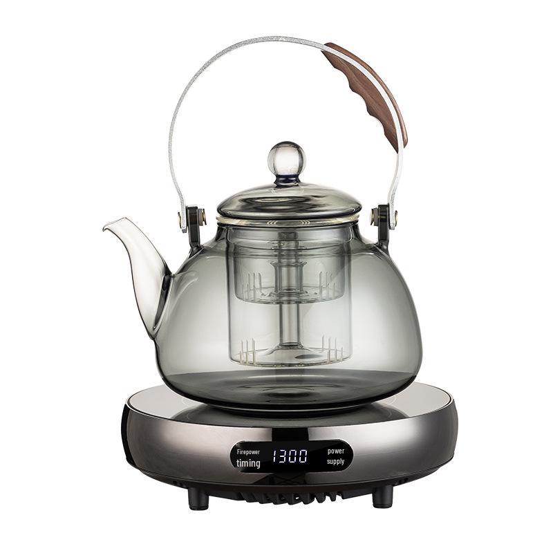Ya Gong Electric Ceramic Tea Stove: Smart Timer Kettle for Boiling Water & Brewing Tea with Aluminum Alloy.