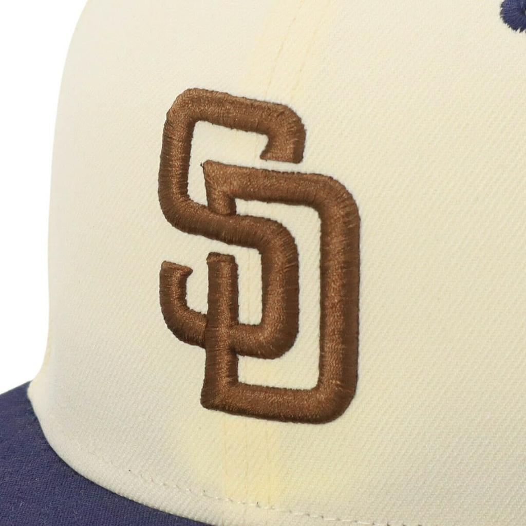New Era newera cap 59FIFTY 70923190 NER36C0978 MLB San Diego Padres SD ChromeLight Navy White SIDE PATCH 2-Tone UNDER VISOR SNEAKERS ONSPOTZ