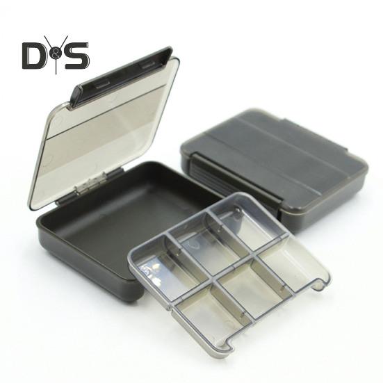 Fishing Lure Storage Box with Multiple Compartments Compact Design Small Size Fishing Accessories Organizer Case