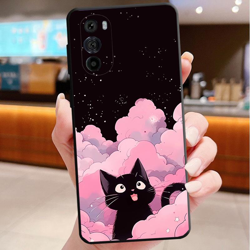 

Phone Case For Motorola Edge 50 40 Pro 60 50 40 30 Ultra Neo Fusion Moto G Play G Stylus G Power G Black Cats Moto Edge 50 Fusion