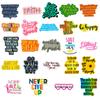 50 Inspirational Copybook Paper Diy Suitcase Sticker English Cartoon, Creative Graffiti Sticker
