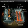 38-Piece Screwdriver & Ratchet Wrench Set - Extra Hard Household Tool Kit with Small Sockets